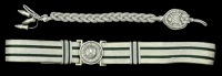 A German Second War Army Officers Brocade Belt and Shooting Award.
A very large length army officers parade belt in...
