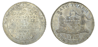 Somerset, Bath, Charles Culverhouse, Isaac Orchard and James Phipps, Shilling, 1812, arms and supporters, rev....