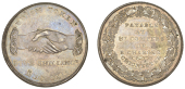 Sussex, Chichester, Henry Comper and Benjamin Charge, Five Shillings, 1811, clasped hands, union token, etc, rev....