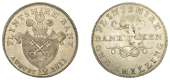 Flint, Holywell, Jones, Oldfield, Sankey & Oakley, Shilling, 1811, arms, legend close to devices, rev. legend, bank...
