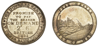 Isle of Man, Douglas, Douglas Bank Co (William Littler, Robert Littler and James Dove), Halfcrown, 1811, the douglas...