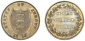 Channel Islands, JERSEY, States, 3 Shillings, 1813, arms, rev. value in wreath, edge plain, 12.91g/12h (D 2; Prid....