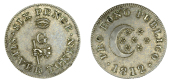 Not Local: British, Uncertain manufacturers, ‘Pro Bono Publico’ Sixpence, 1812, crescent and stars, rev. eye...