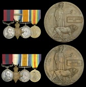 Family Group:

A Great War April 1915 ‘Chapelle d’Armentiéres’ D.C.M. group of four awarded to Second...