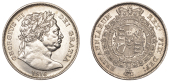 George III (1760-1820), New coinage, Halfcrown, 1816 (ESC 2086; S 3788). Lightly cleaned, otherwise about extremely...