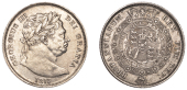 George III (1760-1820), New coinage, Halfcrown, 1817, large head (ESC 2090; S 3788). Extremely fine	 £240-£300