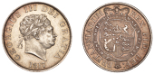 George III (1760-1820), New coinage, Halfcrown, 1817, small head (ESC 2096; S 3789). Lightly cleaned, otherwise...