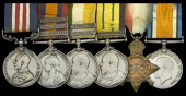 A Great War M.M. group of six awarded to Sergeant T. H. Brown, Royal Canadian Dragoons, who saw earlier campaigning...