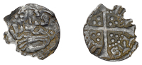 Edward IV (1461-1483), Edward IV, Anonymous Crown coinage, silver Halfpenny, Dublin, crown in tressure of eight or...