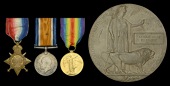 Three: Sergeant A. J. Ellesmere, 1/8th Battalion, Royal Warwickshire Regiment (Territorial Force), who was shot dead...
