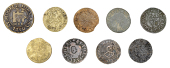 17th Century Tokens, LONDON (City), Billingsgate, R[obert] C[ash], Farthing, 1.18g/6h (BW. 6559; BW. 197);...