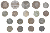 17th Century Tokens, SUFFOLK, Beccles, David Grice, Farthing, 1.28g/12h (N 4244; BW. 10); Bury St Edmunds, John...