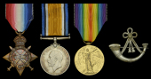 Three: Private J. Winfield, 8th Battalion, Oxfordshire and Buckinghamshire Light Infantry

1914-15 Star (16342...