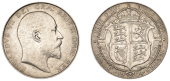 Edward VII (1901-1910), Halfcrown, 1904 (ESC 3570; S 3980). Cleaned, otherwise good very fine, scarce	 £200-£260