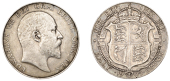 Edward VII (1901-1910), Halfcrown, 1905 (ESC 3571; S 3980). Cleaned and with some minor marks, otherwise about very...