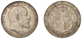Edward VII (1901-1910), Halfcrown, 1907 (ESC 3573; S 3980). About extremely fine, toned	 £120-£150