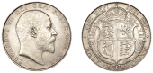 Edward VII (1901-1910), Halfcrown, 1908 (ESC 3574; S 3980). About extremely fine	 £240-£300