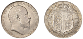 Edward VII (1901-1910), Halfcrown, 1909 (ESC 3575; S 3980). About extremely fine	 £150-£180
