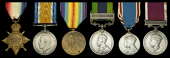 Six: Lance-Corporal F. Golby, Oxfordshire and Buckinghamshire Light Infantry

1914-15 Star (48797 Pte. F. Golby,...