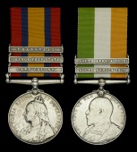 Pair: Sergeant A. G. Munn, Oxfordshire Light Infantry

Queen’s South Africa 1899-1902, 3 clasps, Cape Colony,...