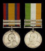Pair: Private J. Ing, Oxfordshire Light Infantry

Queen’s South Africa 1899-1902, 2 clasps, Cape Colony, Orange...