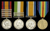 Four: Private T. W. W. Elliot, Oxfordshire Light Infantry

Queen’s South Africa 1899-1902, 4 clasps, Relief of...