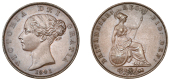Victoria (1837-1901), Halfpenny, 1841 (BMC 1524; S 3949). Nearly extremely fine, brown patina	 £70-£90