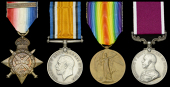 Four: Staff Sergeant Instructor J. G. Pike, Oxfordshire and Buckinghamshire Light Infantry

1914 Star, with clasp...
