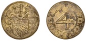 London (City), Thames Street, Dannet, John, Thomas and Robert Foorthe, Penny, 3.97g/9h (N 9345; Thompson, TCSB...