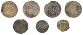 London (City), Whitecross Street [Cripplegate], Edmund Langton, Halfpenny, 1.39g/6h (N –; BW. 3457); George Lowe,...