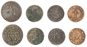 Middlesex (Metropolitan), Charterhouse Lane, Francis Bentham, Farthing, 1.02g/12h (N 7870; BW. 558); Chiswell...