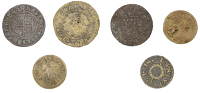 Middlesex (Metropolitan), Finsbury, John Ruduck, Farthing, 1.20g/4h (N 7914; BW. 1043); Flemish Churchyard [St...
