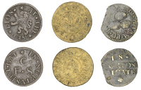 Middlesex (Metropolitan), Norton Folgate [Stepney], E.S.C. at the red lion, Farthing, 1.01g/6h (N 8339; BW. 2085),...