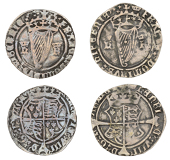 Henry VIII (1509-1547), First Harp issue, Groat, mm. crown, hi (Jane Seymour), 2.42g/3h (S 6473; DF 202); Second...