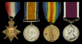 Four: Sergeant A. I. Church, Oxfordshire and Buckinghamshire Light Infantry, late Rifle Brigade

1914-15 Star...