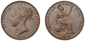 Victoria (1837-1901), Penny, 1848 (BMC 1496; S 3948). About extremely fine, traces of original colour	 £100-£120