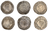 James I (1603-1625), First coinage, Sixpences (2), first bust, mm. bell, 2.19g/10h, mm. martlet, 1.97g/1h (Smith...