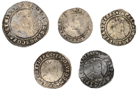 James I (1603-1625), First coinage, Shilling, second bust, mm. martlet, pointed beard, single-arched crown, 3.97g/1h...
