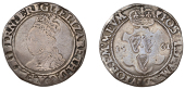 Elizabeth I (1558-1603), Second issue, Shilling, mm. harp, bust 3C, reads elizabeth d g a f et hibernie regi,...