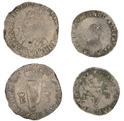 Elizabeth I (1558-1603), First issue, Shilling, mm. rose, bust 1A, reads elizabeth d g ang fra z hib regi, 8.47g/7h...