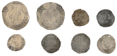 Elizabeth I (1558-1603), Third issue, Shillings (2), both mm. trefoil, 5.55g/10h, 5.29g/1h (BCW TF-1:TF-a2; S 6507;...