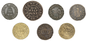 Middlesex (Metropolitan), St Katharine’s, Robert Aske, Farthing, 1.14g/6h (N 8384; BW. 2591), W.S.W. at the...