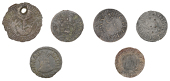 Middlesex (Metropolitan), St Martin’s Lane, Tho. Armitage, Farthing, 0.48g/6h (N 9451; BW. 2664); St Mary Spital...