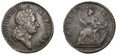 George I (1714-1727), Wood’s coinage, Halfpenny, 1723 (Martin 4.82/Gc.14; S 6601). Nearly very fine 	 £80-£100