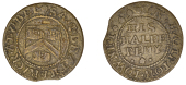 Middlesex (Rural), Hampton, Sam Bratherick, Halfpenny, 1669, 1.04g/9h (N 9161; BW. 83). Fine, scarce; the only issue...