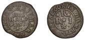 Middlesex (Rural), Hampton Wick, Richard Rance, Halfpenny, [16]66, 1.79g/6h (N 9164; BW. 85). About fine	 £50-£70