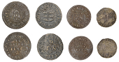 Middlesex (Rural), Isleworth, Richard Lansbrou, Farthing, 0.56g/6h (N 9185; BW. 109); George and Susan Page,...