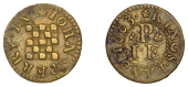 Middlesex (Rural), Kingsland, John Perry, Farthing, 1663, 1.02g/6h (N 9217; BW. 133). Fine, rare	 £90-£120