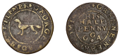 Middlesex (Rural), Palmer’s Green, George Gadsbe, Halfpenny, 1.86g/9h (Short, TCSB 1972, pp.135-6, 158, this...