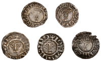 John (as Lord, 1172-1199), Second coinage, Halfpence (4), type Ib, Dublin, Adam, adam on dwe, 0.74g/11h...
